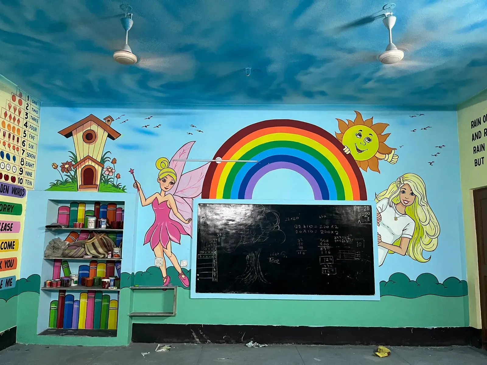 Artwork in NUR LKG UKG class walls - 492261215_554405434371051_6053278192229870824_n.webp