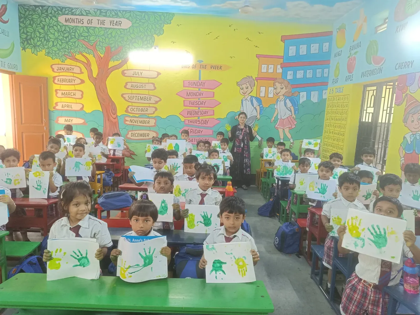 Artwork in NUR LKG UKG class walls - 493521985_556121690866092_7790559923571100136_n.webp