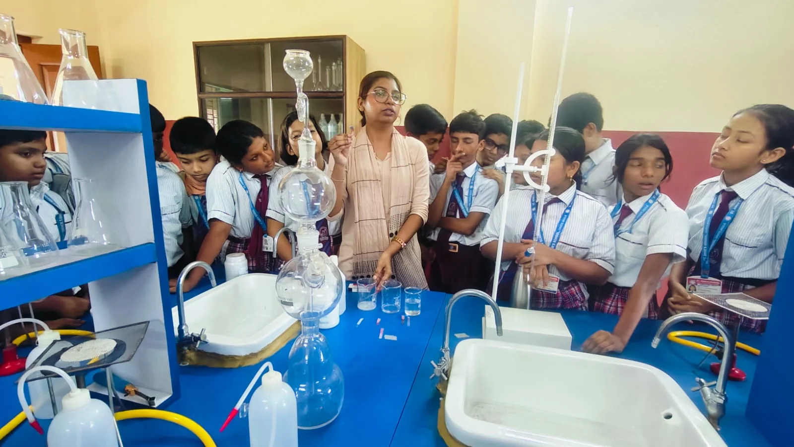 Chemistry Practical – school event photos at St. Anne's School