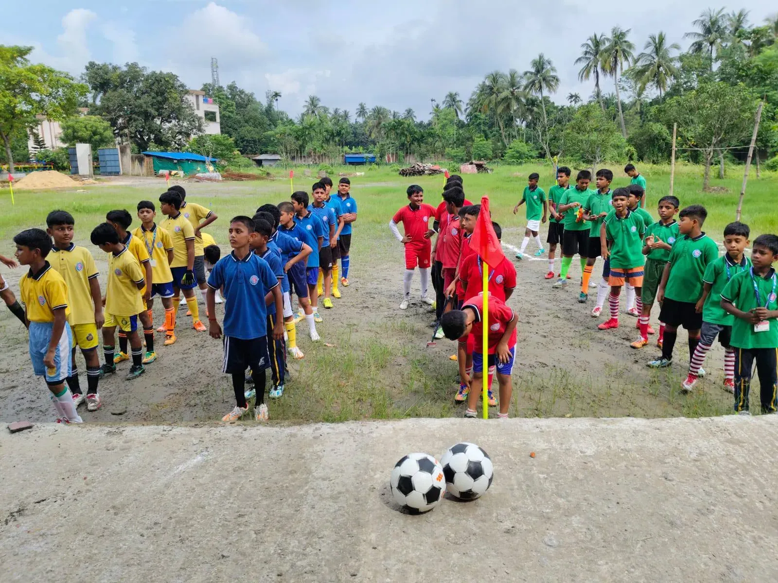 Inter-house football match competition – school event photos at St. Anne's School