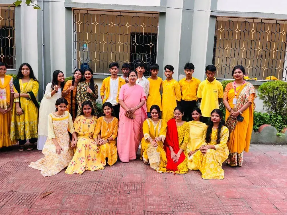 Yellow day celebration – school event photos at St. Anne's School