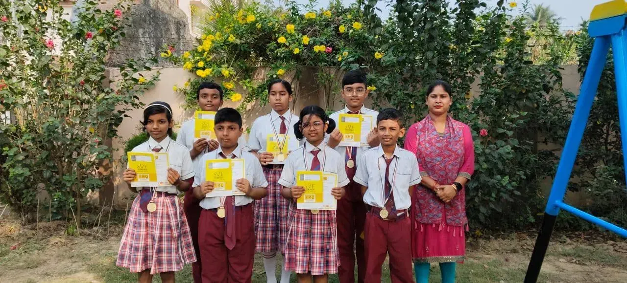 prize distribution for olympiad exam – school event photos at St. Anne's School